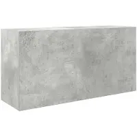 vidaXL Badkamerwandkast 80x25x40 cm bewerkt hout betongrijs
