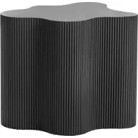 Beliani PERRY - Bijzettafel - Zwart - MDF