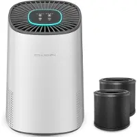 Erikssøn Luchtreiniger Air Purifier Elite - 2x HEPA-14 Filter - Wit - 240 m3/u - Helpt tegen stof, hooikoorts, huisstofmijt en allergie - Met Hepa Filter - Met Ionisator