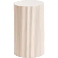 Beliani CLAIRE - Bijzettafel - Off-white - MDF