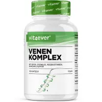 Vit4ever Vein Complex - 180 capsules - 3 maanden voorraad - Hooggedoseerd met rutine, honingklaver, paardenkastanje-extract, mangaan, koper - Premium extracten - Veganistisch -