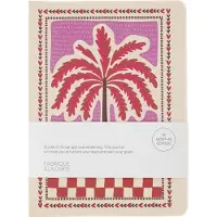 A-Journal Fabrique 18 Maanden Agenda 2025/2026 - Palmtree Pink
