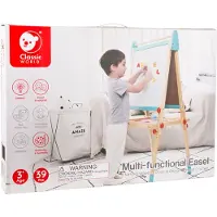 Classic World Houten Magneet- en Schoolbord 2in1, 39dlg..