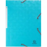 Exacompta 24x Elastomap met 3 flappen gerecycled polypropyleen Pop'N Co - Geassorteerd - 55990E