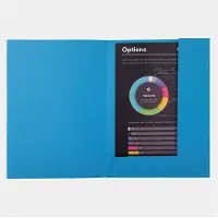 Exacompta 2-flap mappen 216019E Blauw Karton 24 x 32 cm 250 Stuks
