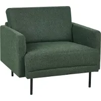 Beliani BREDA - Fauteuil - Donkergroen - Polyester