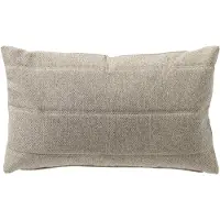 Dutch decor TALIA - kussenhoes outdoor 30x50 cm - waterafstotend en uv-bestendig - Pumice Stone - taupe