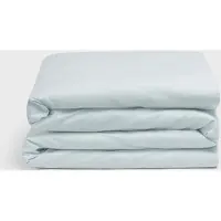 Yumeko Kinderdekbedovertrek Gewassen Percal Katoen 120x150 Blauw - Eco, Bio & Fairtrade