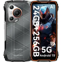 Blackview BL7000 - AI Robuuste Smartphone - 5G - 24GB RAM - 256GB ROM - 6.78 inch 120Hz - Robuuste Telefoon - IP68 Waterdicht - Nachtzicht - Android 15 - NFC - GPS - Oranje