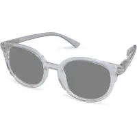 Vista Bonita NOVA – Zonneleesbril UV400 – Sterkte +0.50 – Kleur Transparant – Unisex model – Licht en hip – Ronde pasvorm – Flexveren - Inclusief etui en doekje