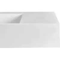 Beliani CUSCO - Wastafel - Wit - 90 x 48 cm - Mineraalgietwerk