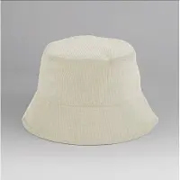 Beechfield Bucket Hat/Bob van Ribstof/fluweel, Stone/Camel, maat L/XL