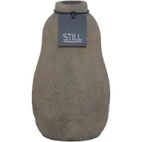Still - Flesvaas - Organische Vorm - Dark - Bruin - 18 x 12 cm