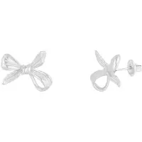 Yehwang Upside Down Strik Oorbellen | RVS (verkleurt niet) Zilverkleurig | Cadeau voor haar |