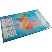 Exacompta 10x Onderlegger harde PVC France (FR) 37,5x57cm - Design - 29791E