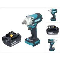 Makita DTW 301 G1 accu slagmoersleutel 18 V 330 Nm 1/2" borstelloos + 1x oplaadbare accu 6.0 Ah - zonder oplader