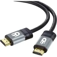 Drivv. Premium HDMI Kabel 2.0 - Ultra HD 4K 60Hz - HDMI naar HDMI - Geschikt voor gameconsoles - 2 meter - PVC - Grijs