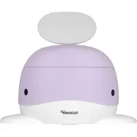 KINDSGUT - WC potje peuter - Lila - Walvisdesign - Antislip & Uitneembare binnenkant - Plaspotje met deksel voor zindelijkheidstraining