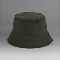 Beechfield Bucket Hat/Bob van Ribstof/fluweel, Forest Green/Groen, maat L/XL