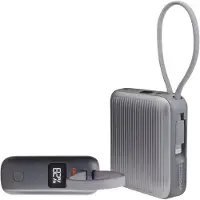 Phreeze 2x Mini Powerbank 10000 mAh - 22.5W Snellader & Ultra Kleine Powerbanks - Met Ingebouwde Kabels