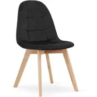 Leobert BORA Velvet Design Stoelen – Set van 4 – Donkergroen Fluweel – Scandinavisch Design – Beukenhouten Poten – Max. 120 kg