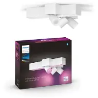 Philips Hue Centris Opbouwspot White and Color - Wit - Kruisvorm - 3-spots