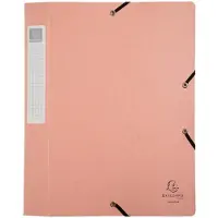 Exacompta Aquarel Archiefdoos 14460E A4 Gewafeld karton Elastiek 25 (B) x 4 (D) x 33 (H) cm Kleurenassortiment 40 mm 10 Stuks