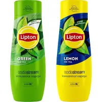 SodaStream Set van 2 Lipton Citroen+Groen concentraten