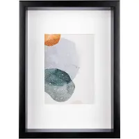 Walther design Shape - 3D FSC Houten lijst - Fotoformaat 21x29,7cm - Kunstglas - Zwart