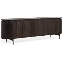 Fonq Grand Tv-Meubel Donkerbruin Mangohout - B 175 cm