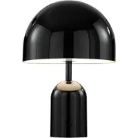 Tom Dixon Bell Portable LED tafellamp 28 cm Zwart