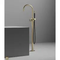 Hotbath Cobber X CX187EXT Afbouwdeel Voor Vrijstaande Badkraan - Verouderd Ijzer - Messing - Kranen, Badkranen, Vrijstaande Badkranen - 8721333308695