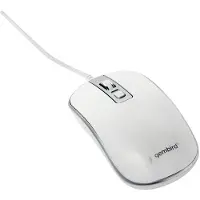 Gembird 4-knops optische muis, USB, wit/zilver