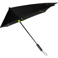 StorMaxi - Stormparaplu - Geschikt voor Windvlagen tot 100km/h - Ø 100 cm - Zwart/Lime Groen