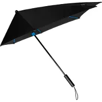 StorMaxi - Stormparaplu - Geschikt voor Windvlagen tot 100km/h - Ø 100 cm - Zwart/ Blauw