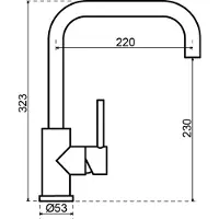Lanesto 251346 Lanesto Quadrato rose copper
