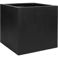 Pottery Pots Bloempot Natural Block M Black 40 x 40 x 40 cm