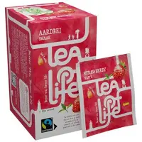 Tea Of Life Fairtrade - Strawberry taste | Aardbei - 100 zakjes