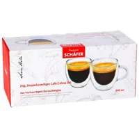 Coppens Mok dubbelwandig 240ml set van 2