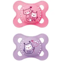 Mam Fopspeen Original Silikon 0-6 mnd Roze 2 stuks