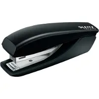 Leitz NeXXt Mini-nietmachine 56170095 Halve strip Nr. 10 Zwart 10 Vellen Kunststof, Metaal