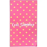Zavelo Beach Club Strandlaken Cool Summer - Roze - 100x180 cm