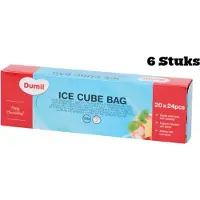 Dumil Ice cube bag - 6 doosjes - elk 10 zakjes - IJsblok zakjes