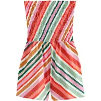 Next Jumpsuit mintgroen / donkergroen / rosa / wit
