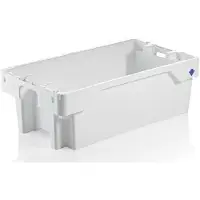 HorecaTraders Witte Stapelbare viskrat 60 liter