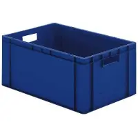 HorecaTraders Polypropyleen Krat | 5 Kleuren | 60 x 40 x 27 cm
