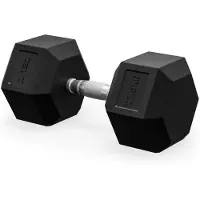 ZEUZ Hexa Dumbbell 1 Stuk 27.5 KG – Hexagon Gewichten Dumbell – Krachttraining Dumbell geschikt voor CrossFit & Fitness