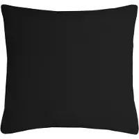 Stof Textile sierkussen Nelson - zwart - 60 x 60 cm - bank kussens - zitkussens - binnen/buiten - polyester