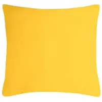 Stof Textile sierkussen Nelson - geel - 60 x 60 cm - bank kussens - zitkussens - binnen/buiten - polyester