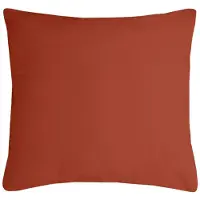 Stof Textile sierkussen Nelson - terracotta - 40 x 40 cm - bank kussens - zitkussens - binnen/buiten - polyester
